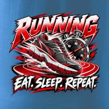Běžecká bota se stopkami eat sleep repeat