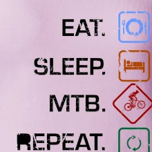 Eat sleep MTB repeat