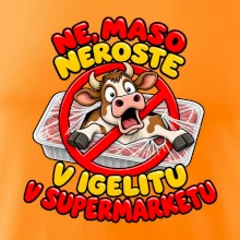 Maso neroste v igelitu v supermarketu