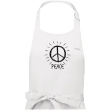 Peace symbol černobílý