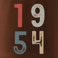 Vintage číslice 1954