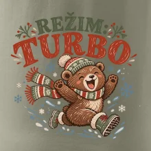 Rodinná vánoční trička - Režim turbo zimní medvídek dítě