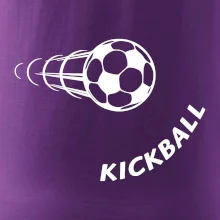 Kickball nápis šikmo
