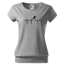 EKG stolní tenista stojící EKG stolní tenista stojící