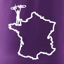 Cyklistka nad Francií