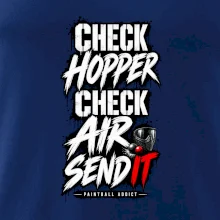Kontrola zásobníku check hopper air paintball