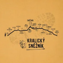 Profil kopců - Kralický Sněžník