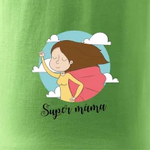 Kreslený obrázek Super máma