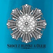 Srdce z hliníku a oleje