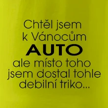 Chtěl jsem k Vánocům auto