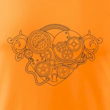 Steampunk srdce kreslené