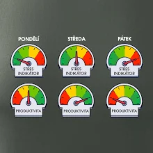 Průběh pracovního týdne