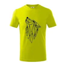 Geometrie - vlk - vyjící