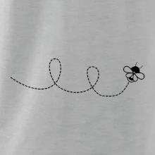 Dráha letu včely - smyčka