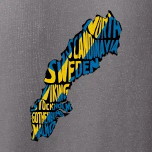 Mapy - názvy měst - Švédsko