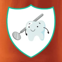 Zoubek na prsu - zrcátko