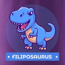 Dinosauří jména - modrý dinosaurus