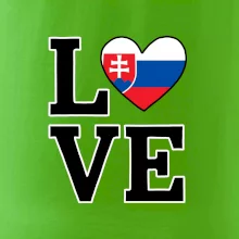 Love Slovenská vlajka