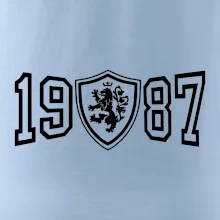 Narozeninový motiv - znak - 1987