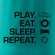 Play Eat Sleep Repeat fotbal Play Eat Sleep Repeat fotbal