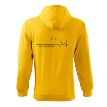 Jesus Saved My Life kříž ekg Jesus Saved My Life kříž ekg