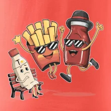 Souboj o hranolky kečup tatarka