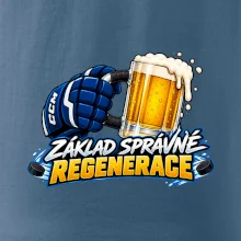 Hokejová regenerace s pivem