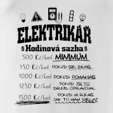 Elektrikář hodinová sazba Elektrikář hodinová sazba