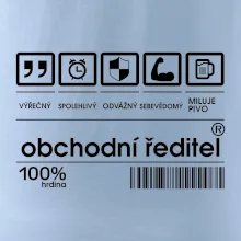 Čárový kód - Obchodní ředitel