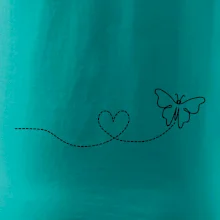 Dráha letu motýla - srdce