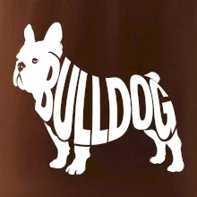 Bulldog  nápis v těle