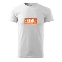 HTML JE PROGRAMOVACÍ JAZYK