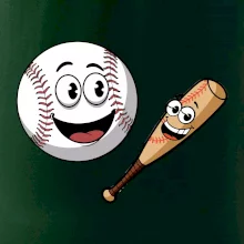 Parové triko - baseballová pálka a míček