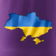 Ukrajina vlajka mapa Ukrajina vlajka mapa