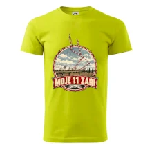 Liblice B bortící se věže moje 11 září retro odznak