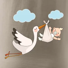 Čáp čekáme miminko - neutrální