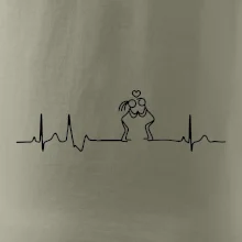 EKG zamilovaný pár