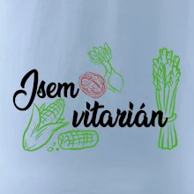 Jsem vitarián - nápis