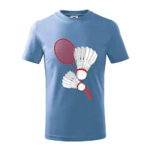 Badminton - pálka a košík