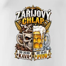 Záříjový chlap -  do 16 káva  od 16 pivo