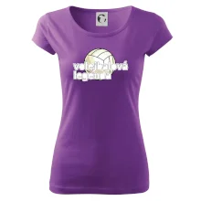 Volejbalová legenda - bílé písmo