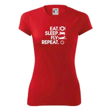 Eat sleep fly repeat