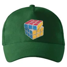 Rubikova kostka kreslená