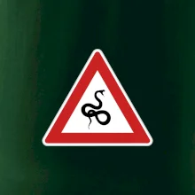 Dopravní značka - Pozor had