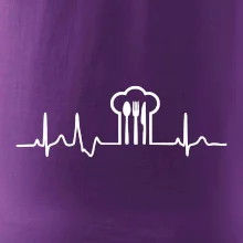 EKG kuchař čepice a příbory