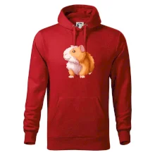 Morče - kreslené, bílo oranžové