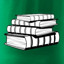 Knihy černobílé na sobě