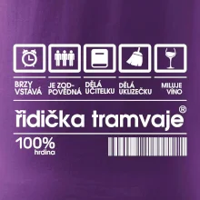 Čárový kód Řidič tramvaje