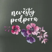 Nevěsty podpora květy růžové