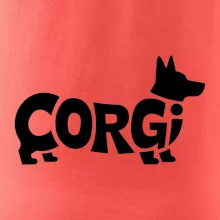 Corgi nápis v těle
